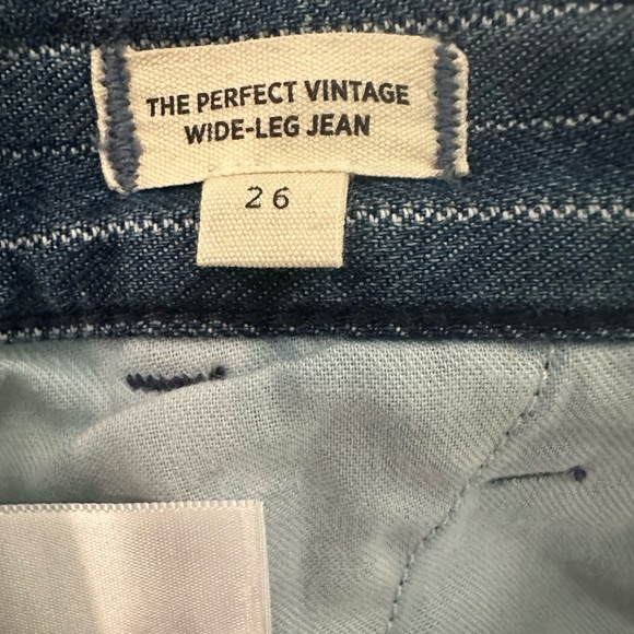 Madewell Wide Leg Striped Jeans - Picture 5 of 5